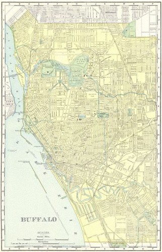 Map of Buffalo 1911