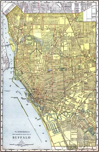 Map of Buffalo 1912
