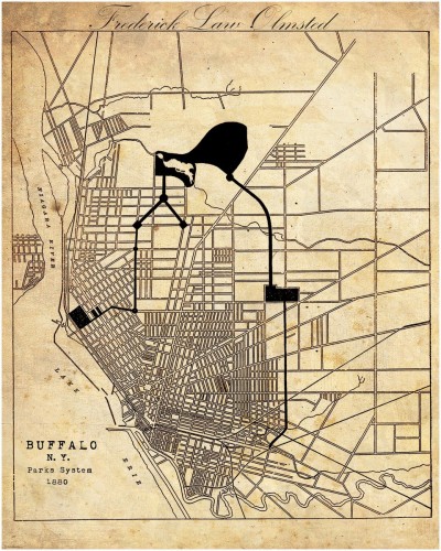 Buffalo Parks System Map