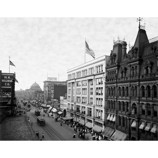 Main Street from Above, Buffalo, NY (horizontal)