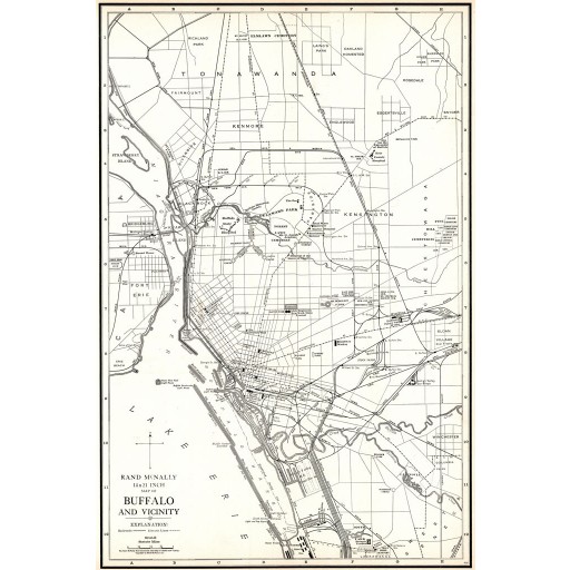 Map of Buffalo 1921