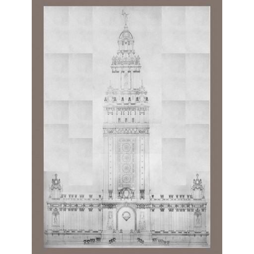 Pan-Am Eletric Tower - Architectural Drawing