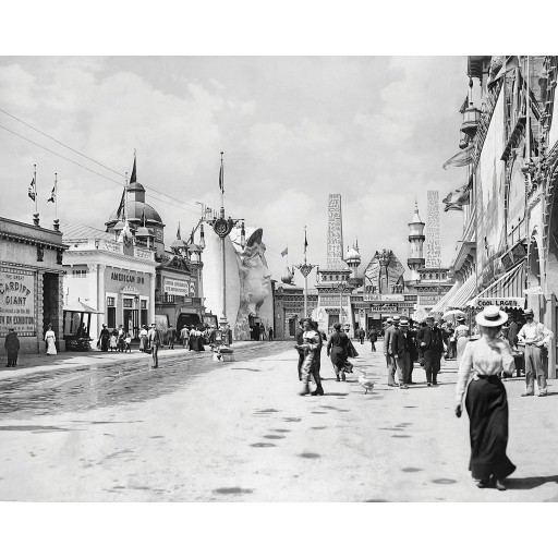 The Midway of the Pan Am Exposition, c1901