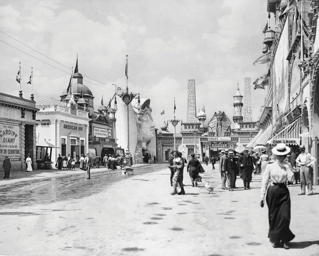 The Midway of the Pan Am Exposition, c1901