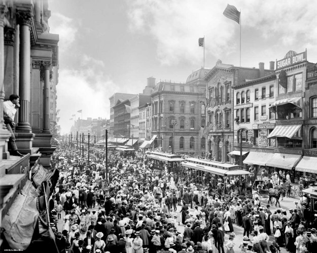 Labor Day Crowd, Main St., Buffalo, N.Y.
