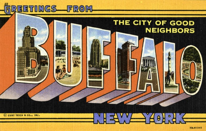 Welcome to Buffalo - Postcard Print