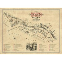 Key Map of the Buffalo Elevator District 1890
