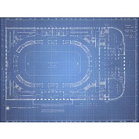 Buffalo Memorial Auditorium Blueprint